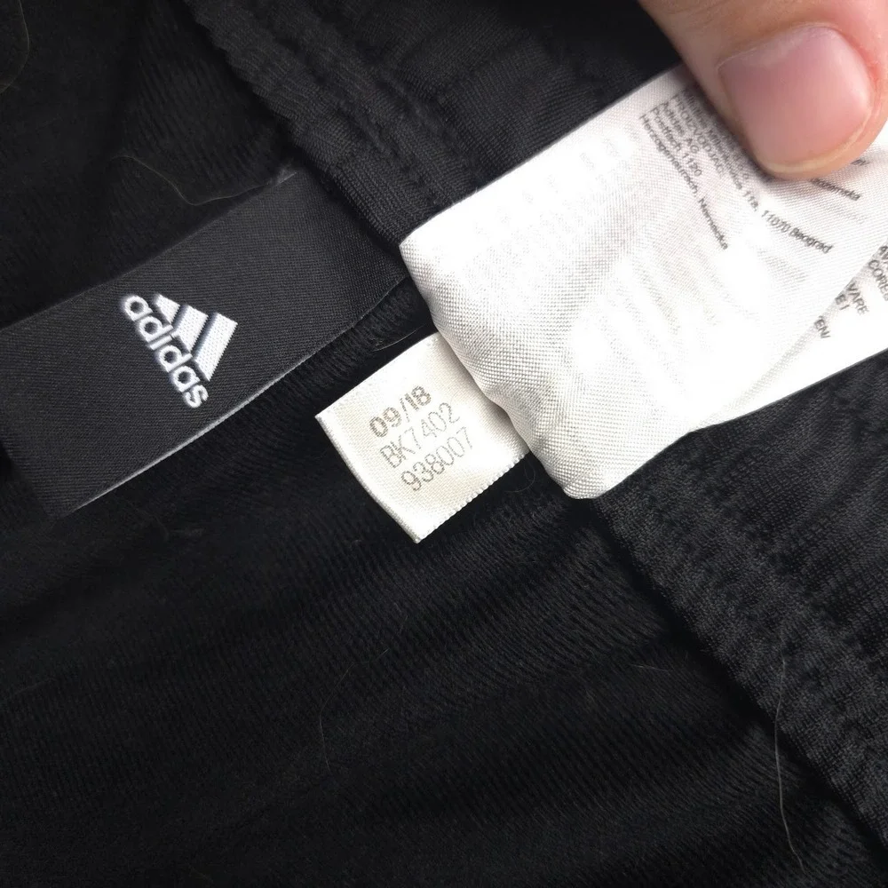 adidas Essentials 3-Stripes Tricot Track Pants Men 4XL Black White BK7402